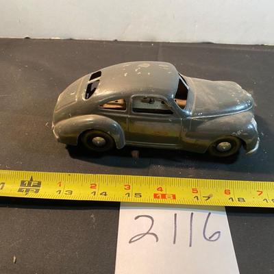 Vintage Cast Aluminium Wind Up Car