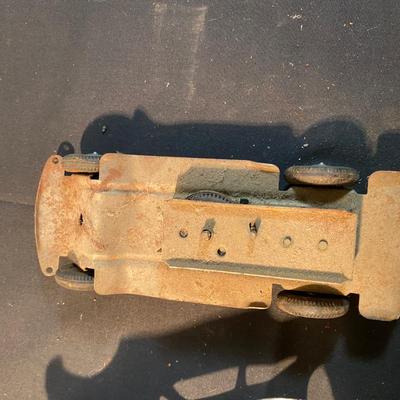 Vintage Cast Aluminium Wind Up Car