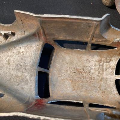 Vintage Cast Aluminium Wind Up Car