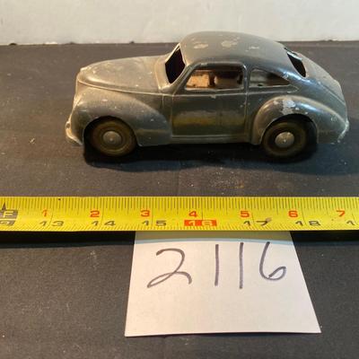 Vintage Cast Aluminium Wind Up Car