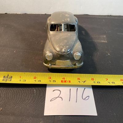 Vintage Cast Aluminium Wind Up Car