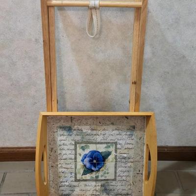 Tile Top Tray Folding Table