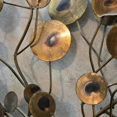 Mid Century Brass Tree of Life