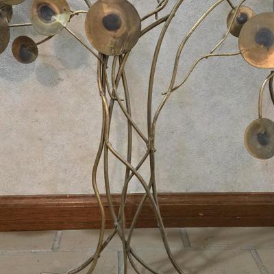 Mid Century Brass Tree of Life