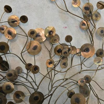 Mid Century Brass Tree of Life