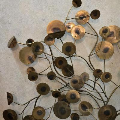 Mid Century Brass Tree of Life