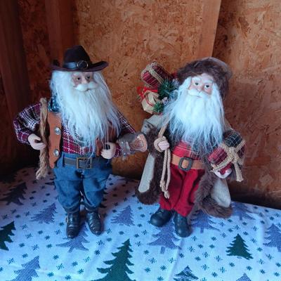 HOLIDAY HOME FREESTANDING SANTAS