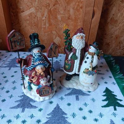 DEB STRAIN & BETH YARBROUGH HOLIDAY FIGURES