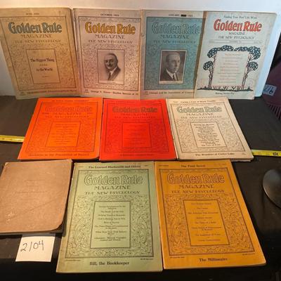 1924 Golen Rule Magazine and More