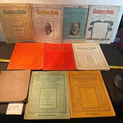1924 Golen Rule Magazine and More