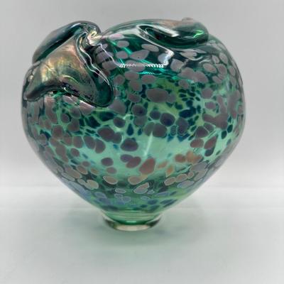 RODDY CAPERS Hand Blown Art Glass Bowl