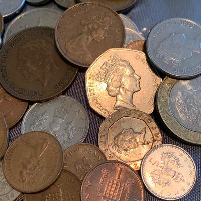 Mixed Coin Lot Buffalo Nickels / Foreign Currency