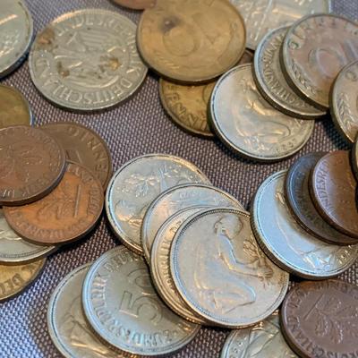 Mixed Foreign Coin Lot Germany Italy Sweden Austria Netherlands +
