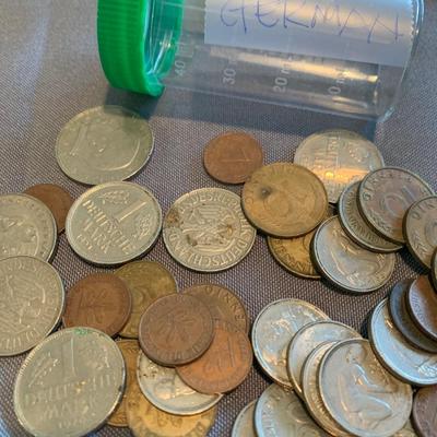 Mixed Foreign Coin Lot Germany Italy Sweden Austria Netherlands +