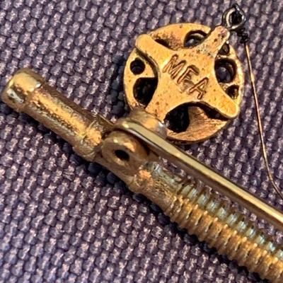 Boston Museum of Fine Arts Fly Fishing Pin
