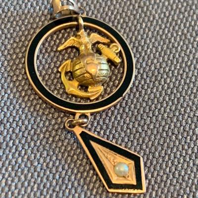 Military Pins Lot - Sterling & 10k Gold