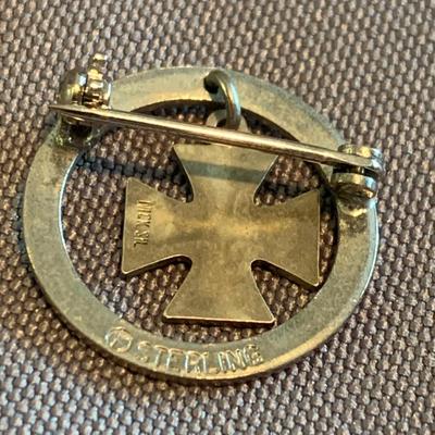 Military Pins Lot - Sterling & 10k Gold