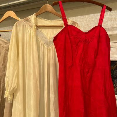 5 Pc. Lot of Vintage Slips - Conditions/Sizes Vary