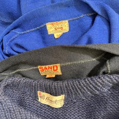 Lot of 3 Vintage School Letter Sweaters