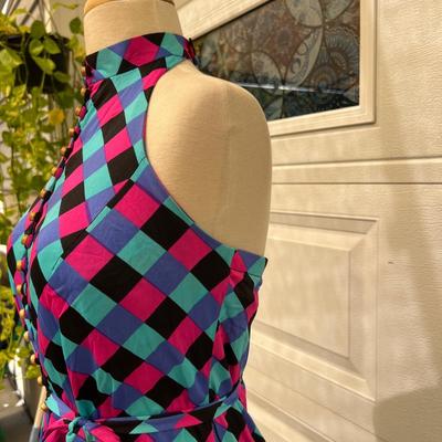 Antique Blazer w Vintage Maxi Dress Sz S