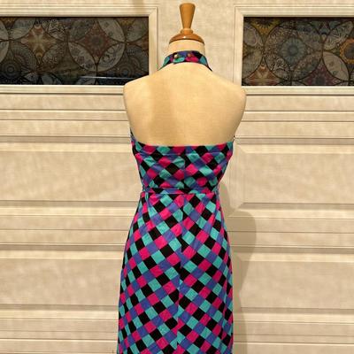 Antique Blazer w Vintage Maxi Dress Sz S