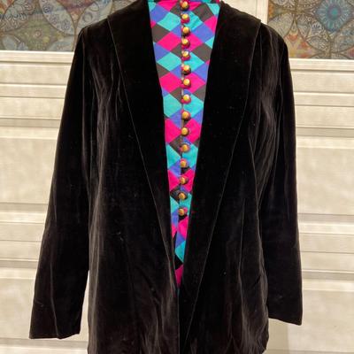 Antique Blazer w Vintage Maxi Dress Sz S