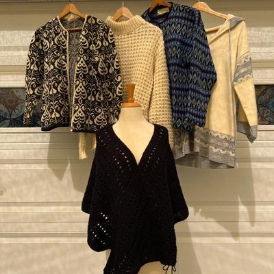 5 Vintage Sweater - 2 Swedish, 1 Shawl