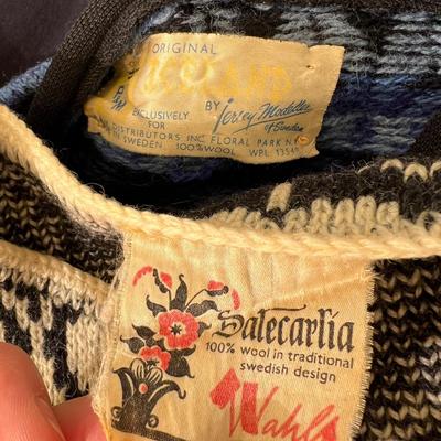 5 Vintage Sweater - 2 Swedish, 1 Shawl
