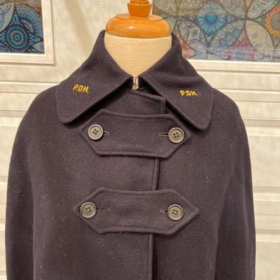Antique Vintage 3 Pc. Military Nurse Uniform - Gown, Dress Robe, Cape