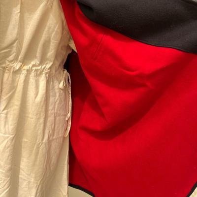 Antique Vintage 3 Pc. Military Nurse Uniform - Gown, Dress Robe, Cape