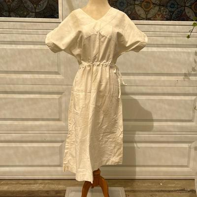 Antique Vintage 3 Pc. Military Nurse Uniform - Gown, Dress Robe, Cape