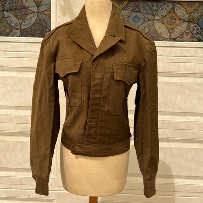 Antique Vintage American Military Wool Jacket