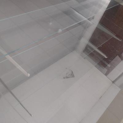 Glass Three Shelf Display Case- Approx 72" Long