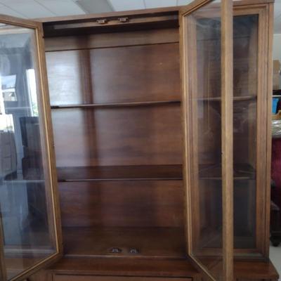 MCM Brasilia (Broyhill Premier) Two Piece Buffet with Hutch Top