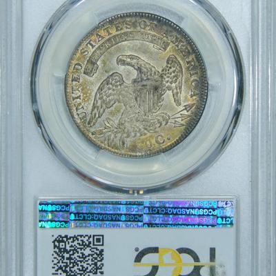 1834 PCGS MS64 PQ+ Bust Half, lustrous original piece w/ nice color & eye appeal