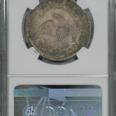 1812 NGC MS62 Bust Half Dollar, nice original natural toned beauty for type set