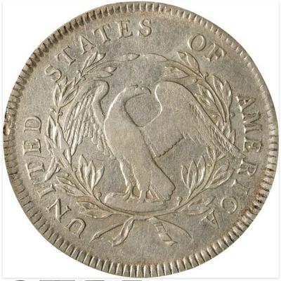 1795 $1 FLOWING HAIR SILVER DOLLAR 3 LEAVES NGC VF 20