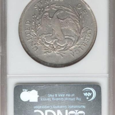 1795 $1 DRAPED BUST SILVER DOLLAR NGC VF 30