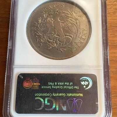 1795 $1 DRAPED BUST SILVER DOLLAR NGC VF 30