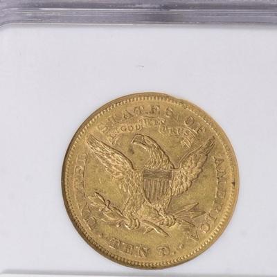 1868 P $10 GOLD LIBERTY HEAD EAGLE NGC MS 53