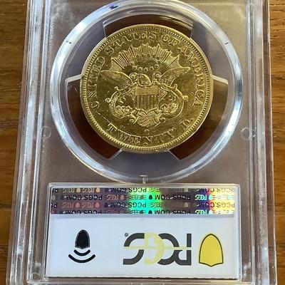1851-O $20 GOLD LIBERTY DOUBLE EAGLE PCGS XF 40 Coin