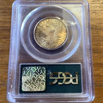 1891 CC CARSON CITY $10 GOLD LIBERTY HEAD EAGLE PCGS MS 60