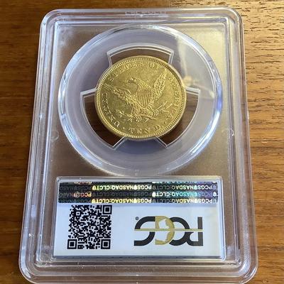 1842 P SMALL DATE $10 GOLD LIBERTY HEAD EAGLE SCARCE LOW MINTAGE 18,623