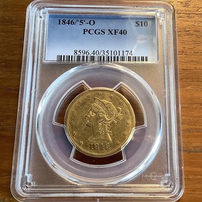 1846/5 O $10 GOLD LIBERTY EAGLE
