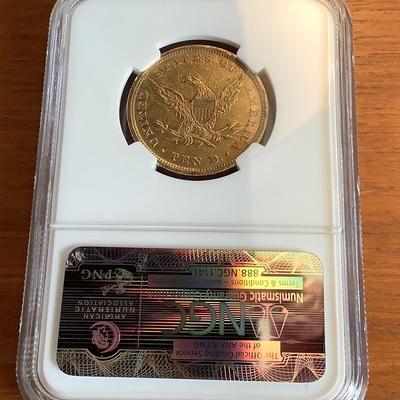 1841 $10 GOLD LIBERTY HEAD EAGLE