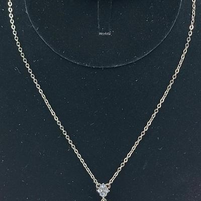 Givenchy Blue Crystal Necklace