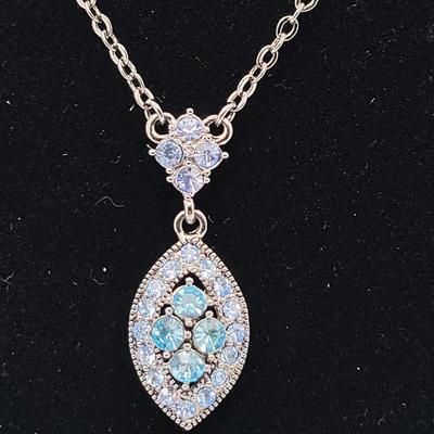 Givenchy Blue Crystal Necklace