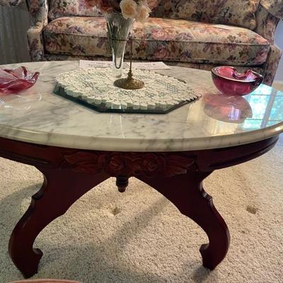Marble top table 