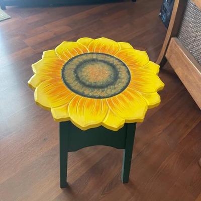 Stool / table sunflower 