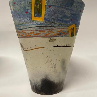 Bennett Bean Studio Art Pottery Vase